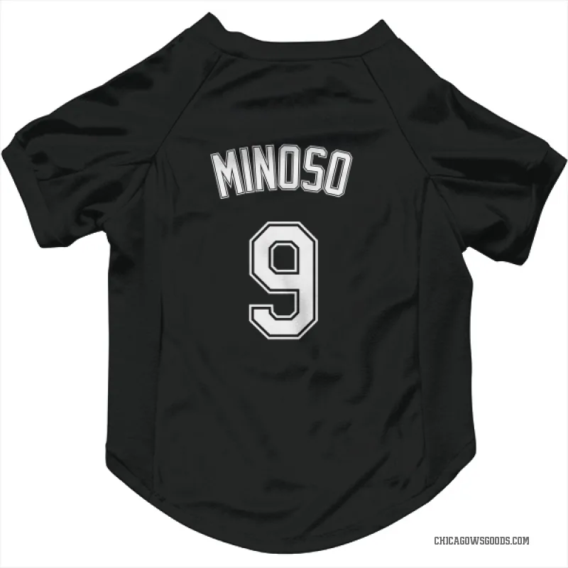 Minnie Minoso  Black Chicago White Sox  Cat & Dog Pet Jersey