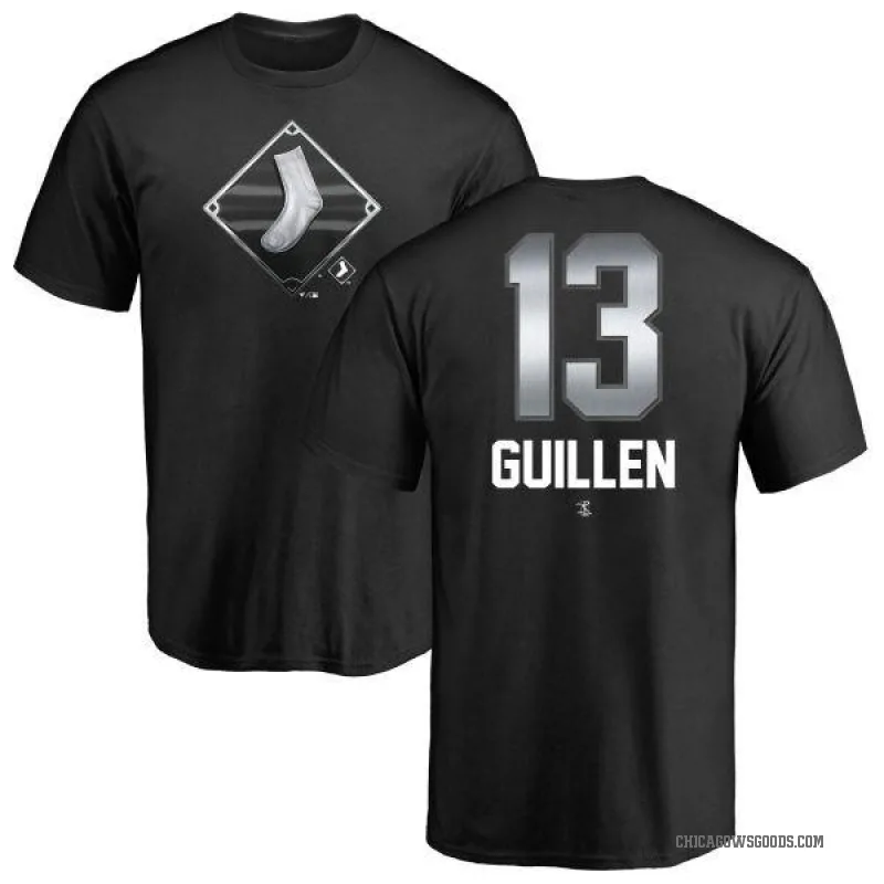 Ozzie Guillen Men's Black Chicago White Sox Midnight Mascot T-Shirt -