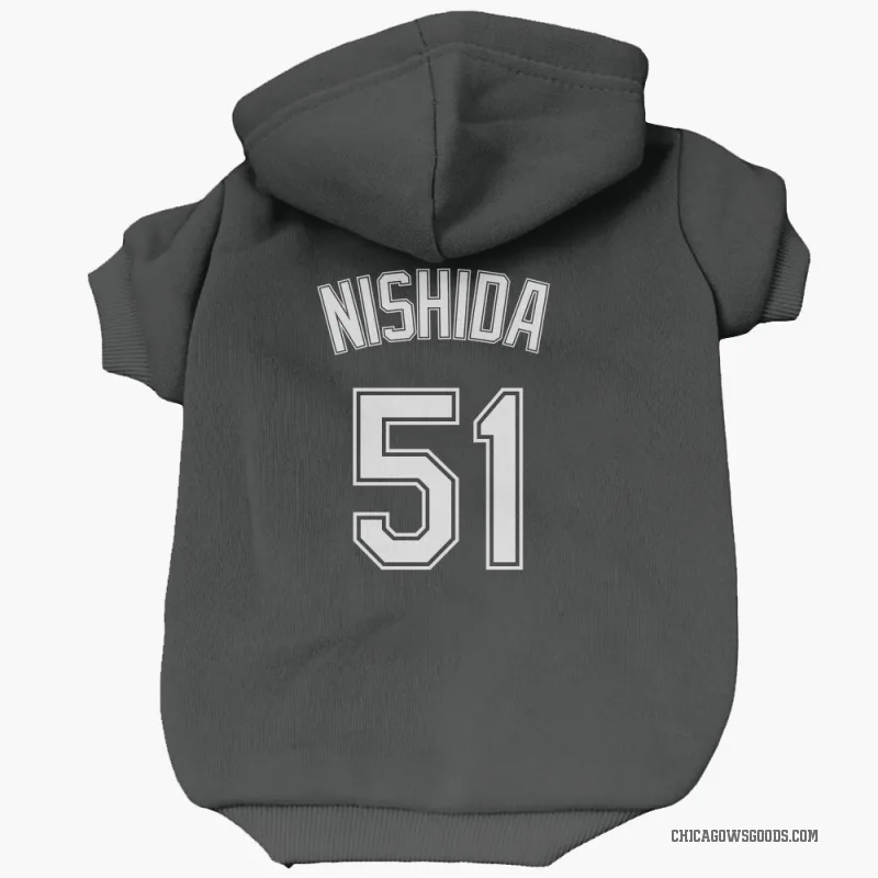 Rikuu Nishida  Black Chicago White Sox  Cat & Dog Pet Hoodie
