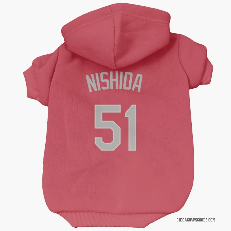 Rikuu Nishida  Red Chicago White Sox  Cat & Dog Pet Hoodie