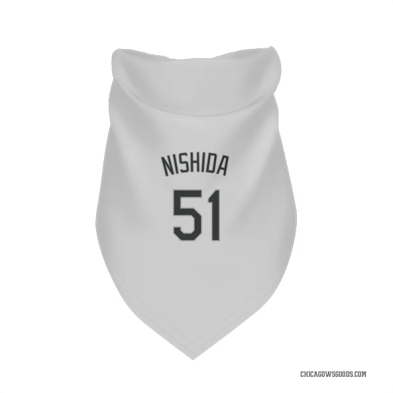 Rikuu Nishida  White Chicago White Sox  Cat & Dog Pet Bandana