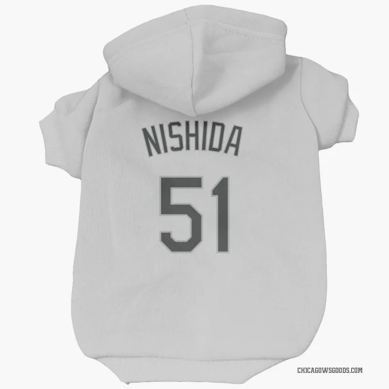 Rikuu Nishida  White Chicago White Sox  Cat & Dog Pet Hoodie