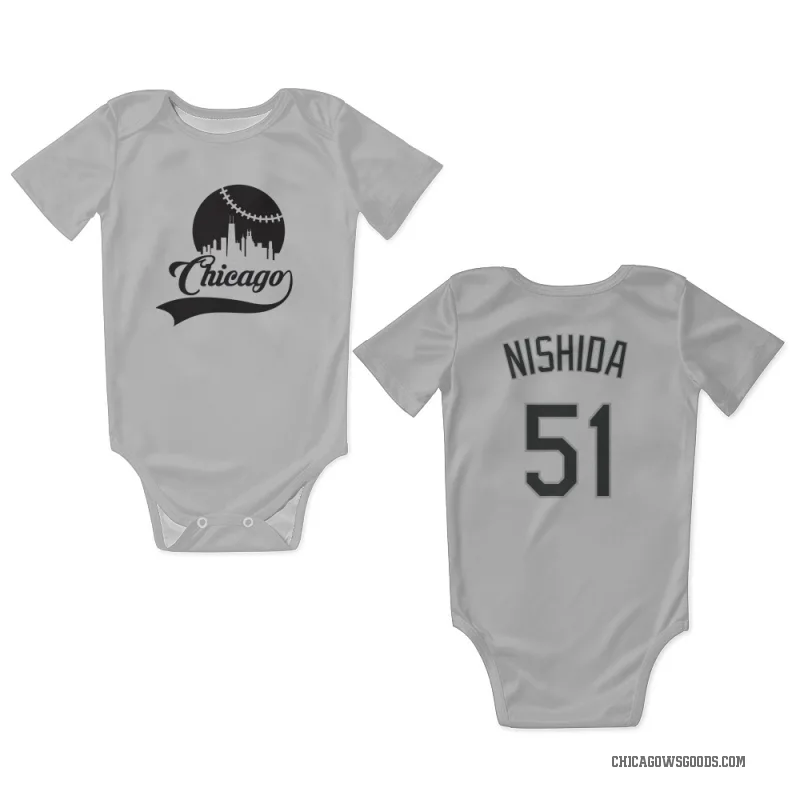 Rikuu Nishida  White Chicago White Sox  Newborn & Infant Bodysuit